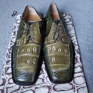 Genuine crocodile shoes